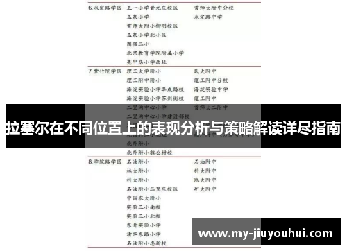 拉塞尔在不同位置上的表现分析与策略解读详尽指南