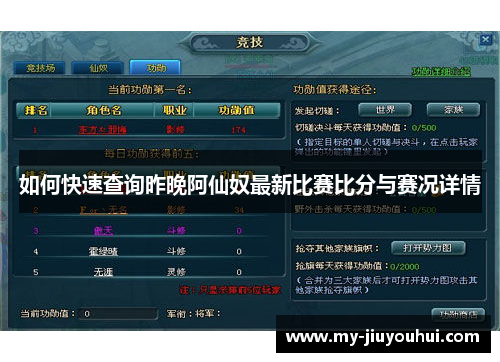 如何快速查询昨晚阿仙奴最新比赛比分与赛况详情